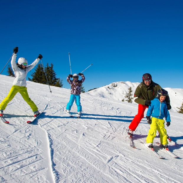 Skipisten für Familien
