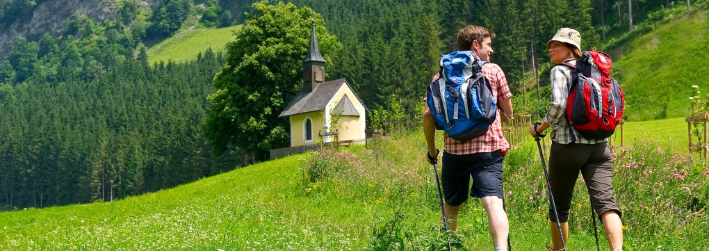 Wandern am Kapellenweg in Großarl © Tourismusverband Großarl